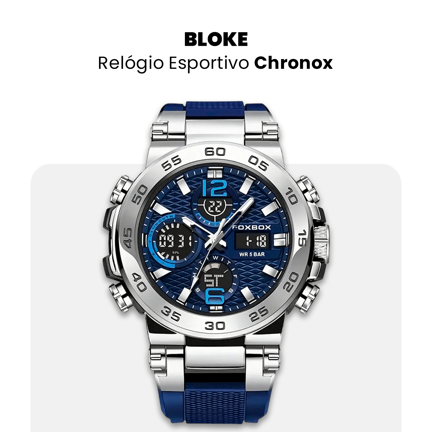 Relógio Esportivo Masculino Chronox - Compre 1 Leve 2