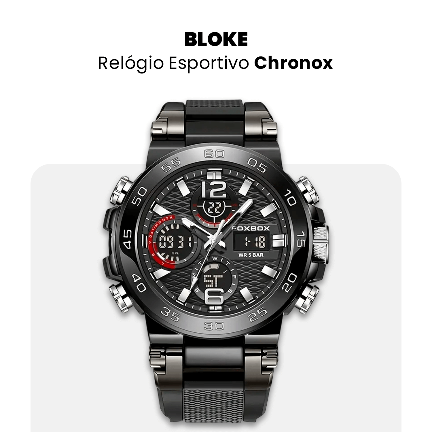 Relógio Esportivo Masculino Chronox - Compre 1 Leve 2