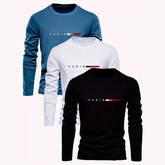 KIT de 3 Camisas Manga Longa PARIS™